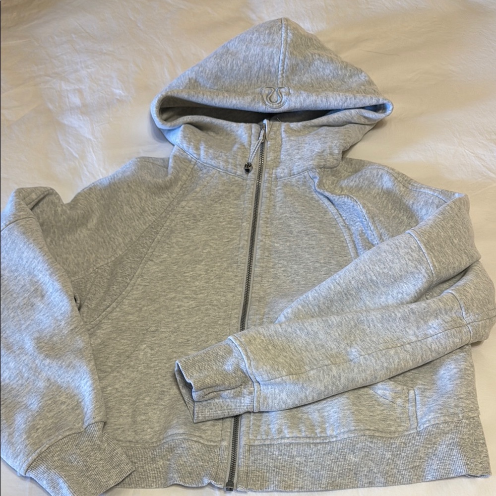 Lululemon scuba full zip cropped
